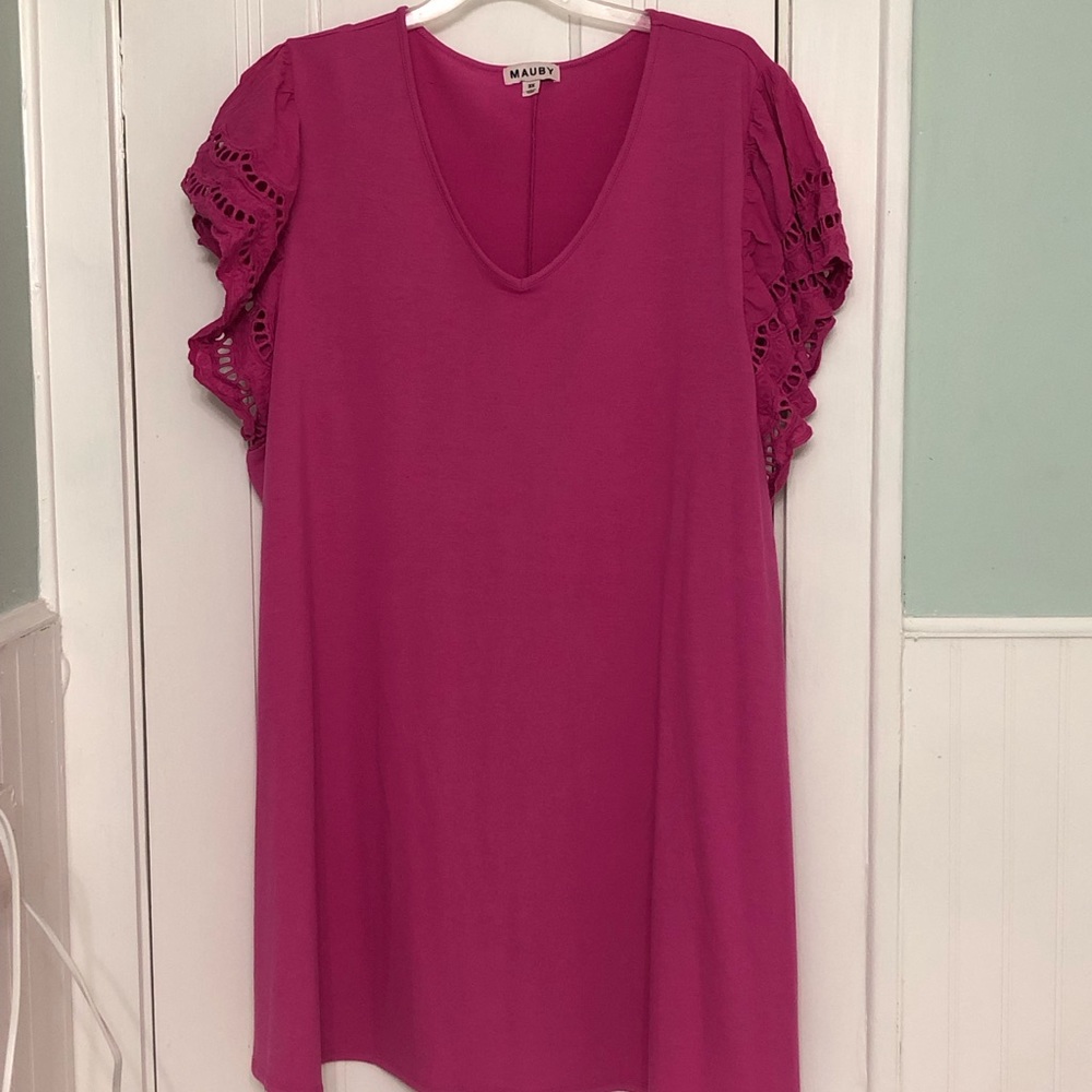 Nordstrom brand dress. 3x, fuchsia.